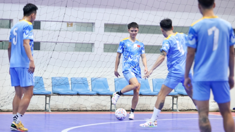 Quyết đấu Li-băng: Tuyển futsal Việt Nam rèn quân giũa trưa