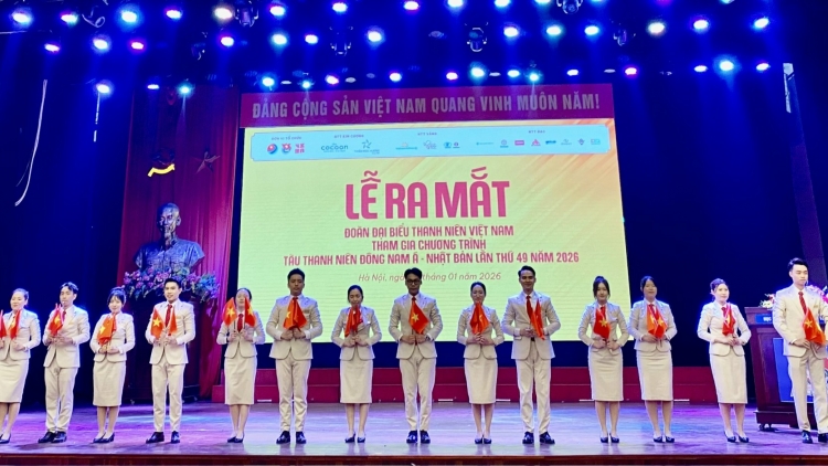 Tàu Thanh niên Đông Nam Á - Nhật Bản 2026 có chủ đề Việt Nam vươn mình