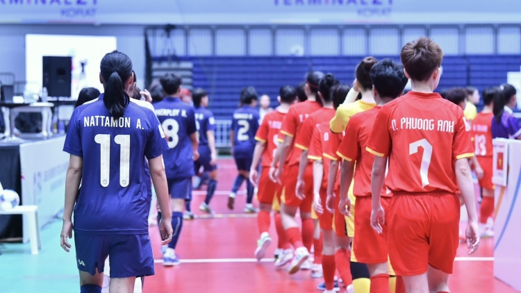 Đội tuyển futsal nữ Việt Nam mất ngôi hậu giải Đông Nam Á
