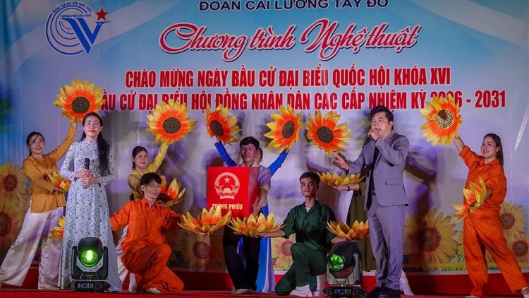 Nghệ thuật hòa nhịp ngày hội non sông