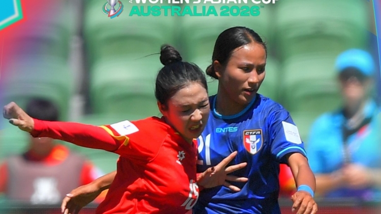 Đội tuyển nữ Việt Nam tạm thời đứng thứ 3 bảng C Asian Cup nữ 2026