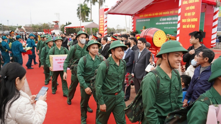 Ngày hội giao nhận quân 2026: Khí thế mới từ mọi miền Tổ quốc