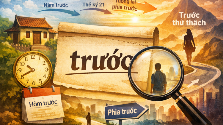 Hiểu thêm về chữ “trước” trong tiếng Việt