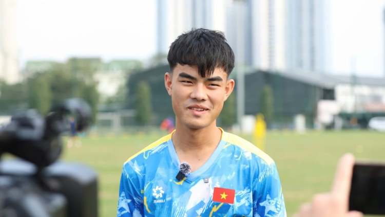 Tuyển thủ U19 Hoàng Minh Hợi lấy cảm hứng từ Quế Ngọc Hải