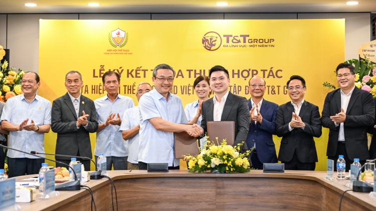 Tăng cường hợp tác giữa Hiệp hội Thể thao CAND và Tập đoàn T&T Group 
