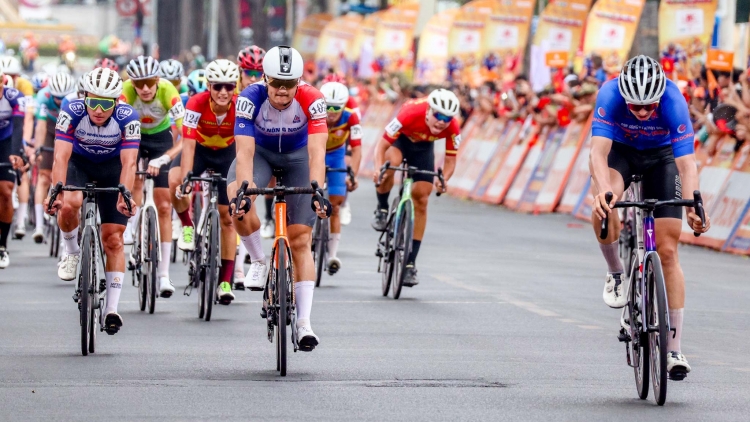 Giải xe đạp cúp truyền hình TP.HCM - Christoph Janssen thêm 1 lần nhất chặng