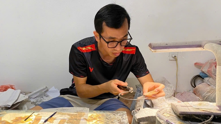 Người "giữ lửa" khảm trai Chuôn Ngọ