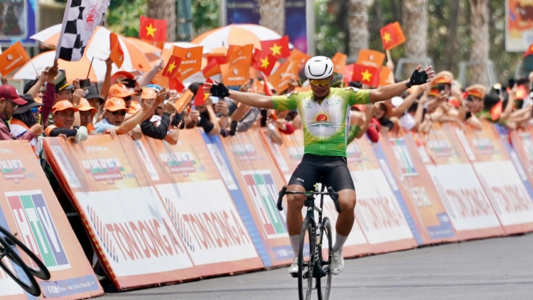 Giải xe đạp cúp Truyền hình TP.HCM - Trịnh Đức Tâm về nhất tại Vũng Tàu