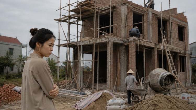 Gánh nợ xây nhà nhưng không được quyết theo ý mình