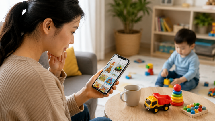 Mua đồ chơi online: Tiện lợi nhưng cha mẹ không nên chủ quan