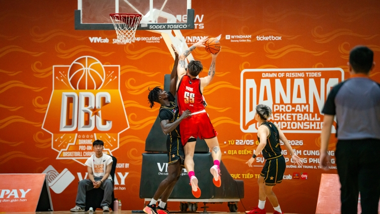 Xác định 4 đội bóng vào bán kết Danang Pro-Am Basketball Championship