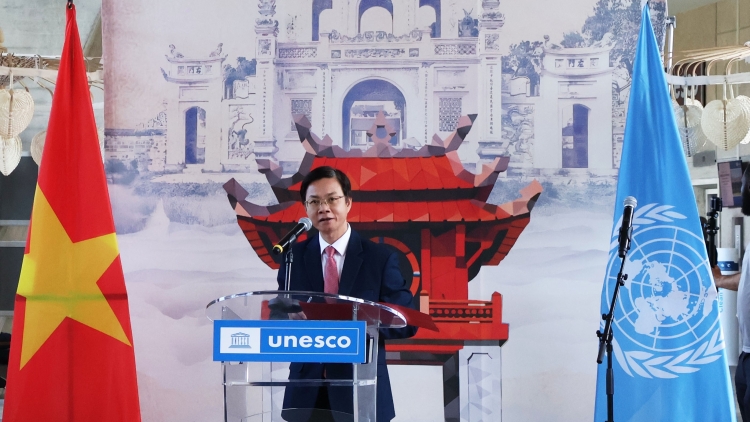 Lan tỏa giá trị văn hóa, di sản Việt Nam tại trụ sở UNESCO 