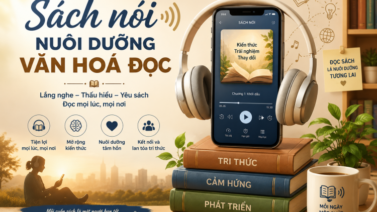 “Sách nói” nuôi dưỡng văn hoá đọc