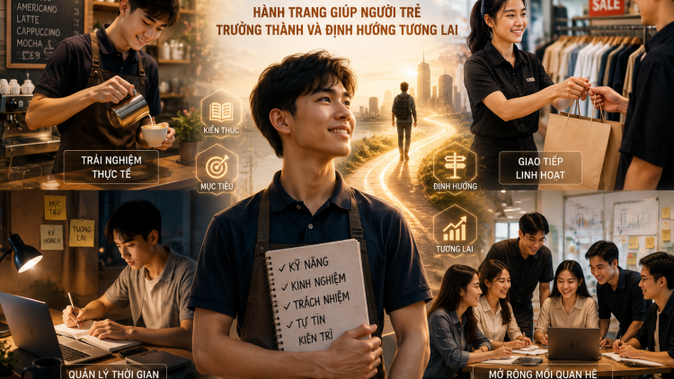 Đi làm thêm: Hành trang giúp người trẻ trưởng thành và định hướng tương lai