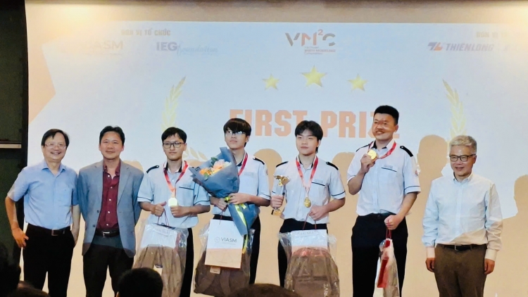 Học sinh trường THPT chuyên Lương Văn Chánh đạt giải nhất cuộc thi toán mô hình 