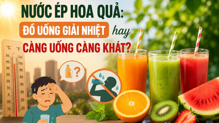 Nước ép hoa quả: Đồ uống giải nhiệt hay càng uống càng khát?