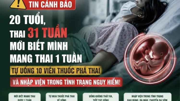 Cảnh báo từ ca tự phá thai ở tuần thứ 31
