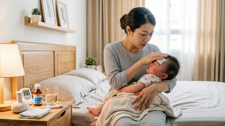 Xử trí đúng cách khi trẻ sốt cao co giật
