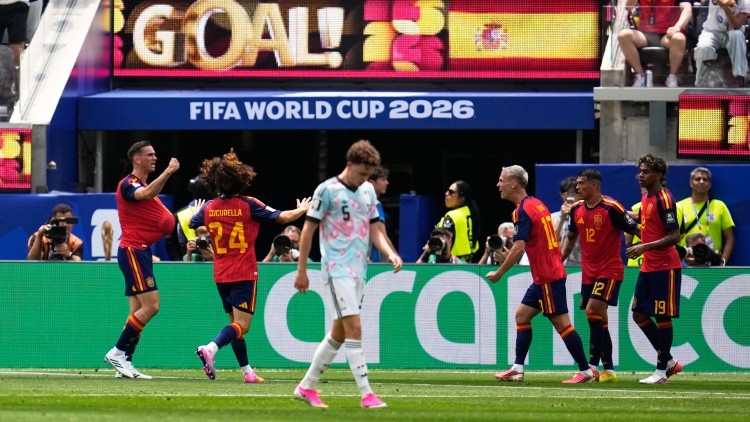 Tây Ban Nha thắng nghẹt thở Bỉ, giành vé vào bán kết World Cup 2026
