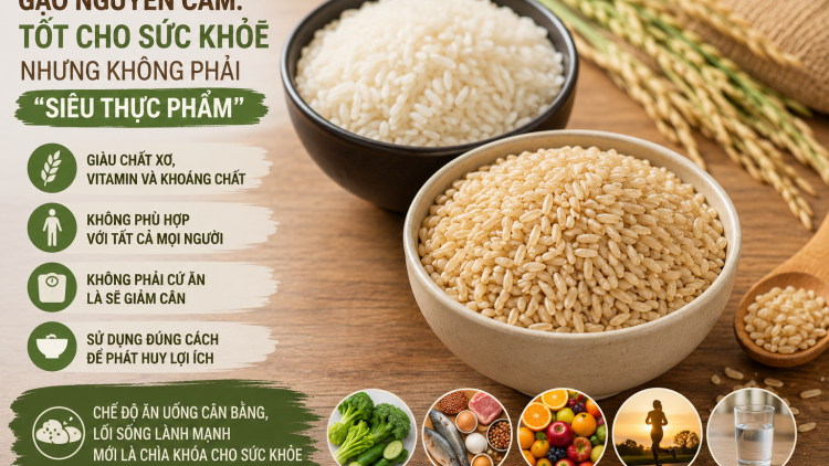 Có nên tuyệt đối hóa lợi ích của gạo nguyên cám?