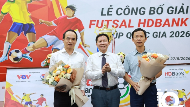 Lễ công bố Giải Futsal HDBank Cúp Quốc gia 2026: Mùa giải mới, sức bật mới