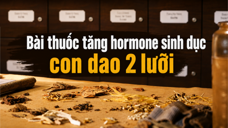 [Video] Bài thuốc tăng hormone sinh dục – con dao 2 lưỡi
