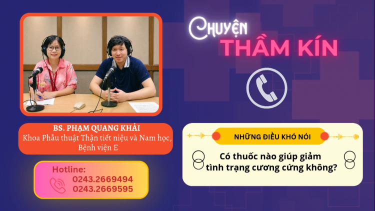 [Video] Có thuốc nào giúp giảm tình trạng cương cứng?