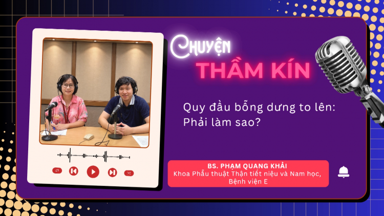 Quy đầu bỗng dưng to lên: Phải làm sao?
