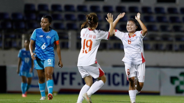 U17 nữ Việt Nam đại thắng 20-0, lập kỷ lục tại vòng loại châu Á