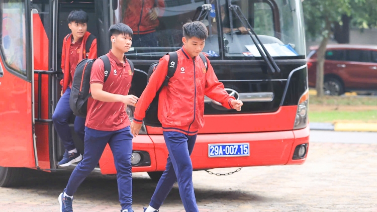 U17 Việt Nam trở về nước, hoàn tất đợt tập huấn tại Hàn Quốc