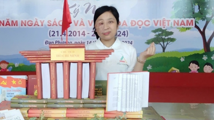 Cô giáo vượt mặc cảm xây dựng thư viện hạnh phúc