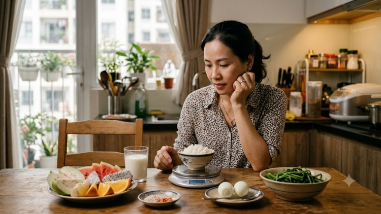 Phụ nữ tuổi 40 bỏ cơm giữ dáng: Bác sĩ chỉ ra sai lầm phổ biến