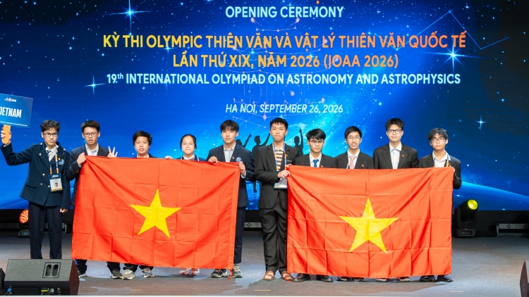 Học sinh Việt Nam đoạt 6 huy chương vàng Olympic Thiên văn và Vật lý thiên văn
