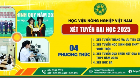  Ngành Khoa học môi trường Học viện Nông nghiệp cao nhất 24 điểm 