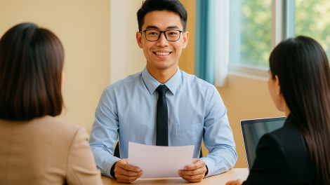 Tự tin bước vào phỏng vấn để khởi đầu hành trình nghề nghiệp vững vàng