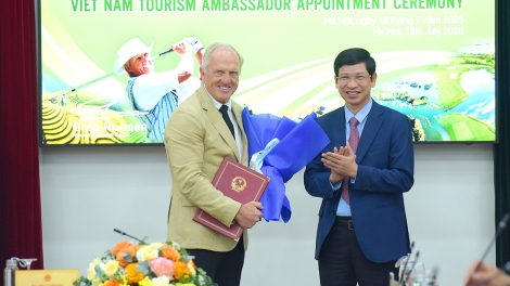 Huyền thoại Golf thế giới Greg Norman làm Đại sứ Du lịch Việt Nam 