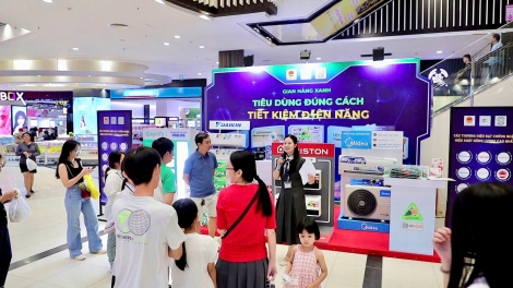 gian hàng xanh tiết kiệm năng lượng