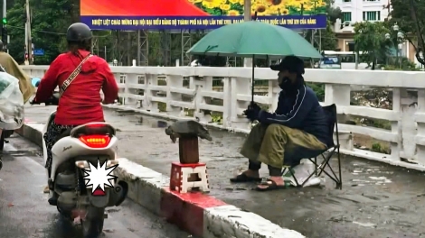 mua bán rùa trên đường phố