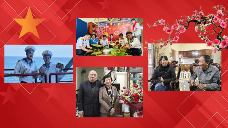 Tết này mình có nhau ấm tình thân gia đình, đồng đội