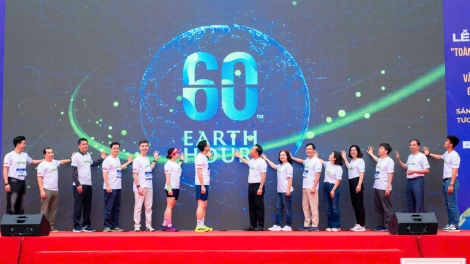 giải chạy hưởng ứng giờ trái đất