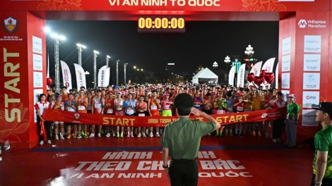 3000 VĐV tham dự Giải chạy Hành trình theo chân Bác - Vì an ninh Tổ quốc 2026