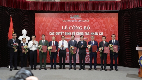 Đại học Quốc gia Hà Nội bổ nhiệm 8 hiệu trưởng trường thành viên