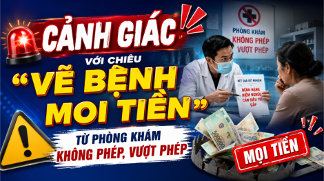 Cảnh giác với chiêu “vẽ bệnh moi tiền” từ phòng khám không phép, vượt phép