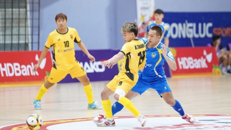 Futsal HDBank VĐQG 2026: Sài Gòn Titans ngược dòng hạ Sahako, vươn lên nhì bảng 