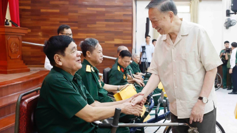Thư của Tổng Bí thư, Chủ tịch nước Tô Lâm nhân dịp kỷ niệm 79 năm Ngày Thương binh - Liệt sĩ