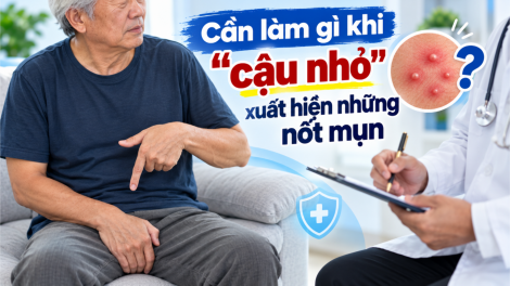 Cần làm gì khi "cậu nhỏ" xuất hiện những nốt mụn?