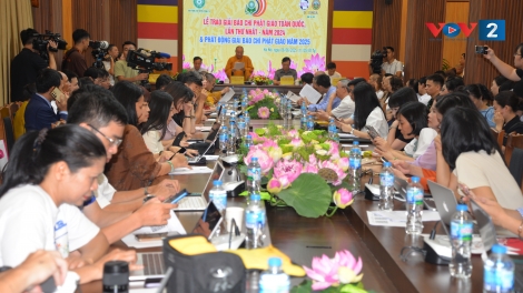 Trao giải Báo chí Phật giáo năm 2024 - Phật giáo luôn đồng hành cùng dân tộc