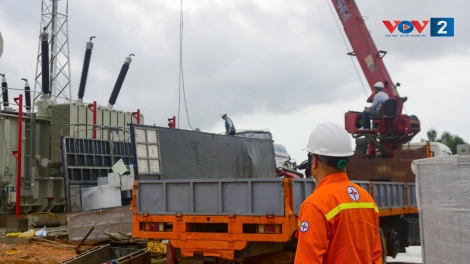 truyền tải điện Nghệ An nâng công suất trạm biến áp 220kV Nam Cấm