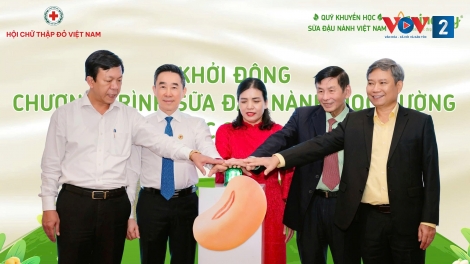 Hội Chữ thập đỏ khởi động Chương trình “Sữa đậu nành học đường”