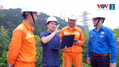 Bay UAV trên công trường 500kV Lào Cai - Vĩnh Yên
